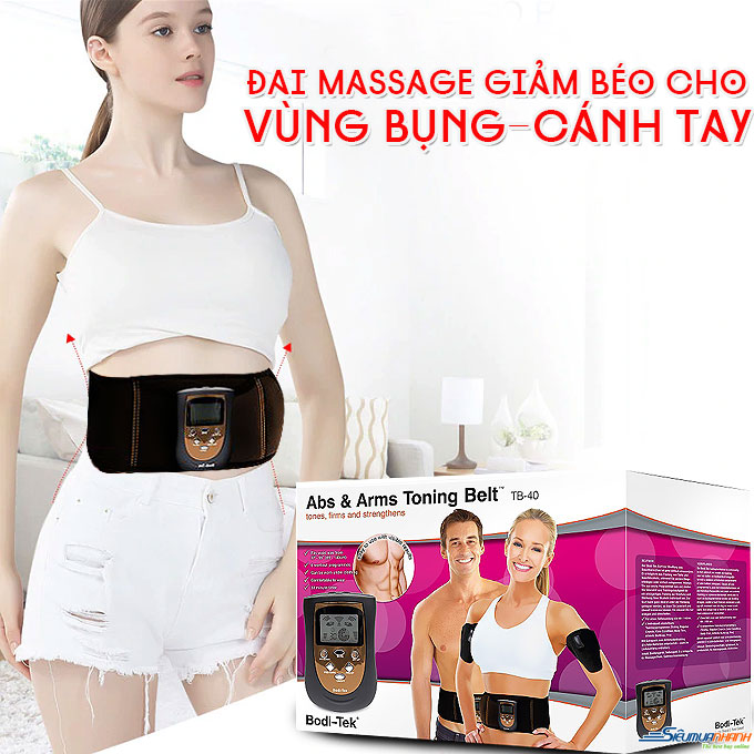  Đai massage bụng và cánh tay BodiTek BT-AATB